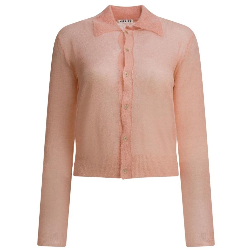 Auralee Mohair Wool Cardigan tag size 0 Women